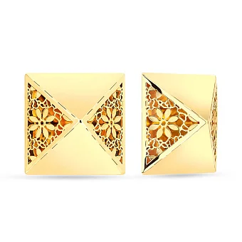 Золоті масивні сережки Francelli (арт. 103195ж)