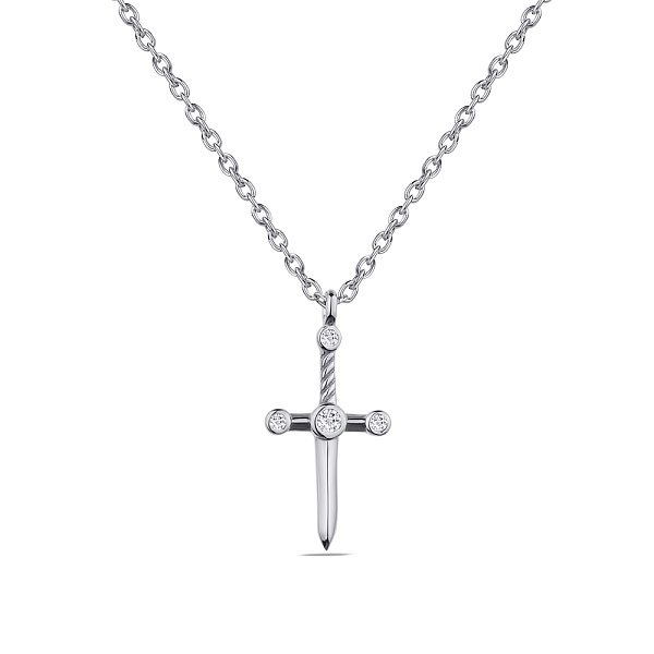 Колье из серебра с фианитами (арт. 7507/1540) – изображение 1