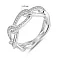 Серебряное кольцо с россыпью фианитов (арт. 7501/8222) – изображение 2