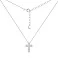 Серебряное колье Крестик с фианитами (арт. 7507/2360) – изображение 1