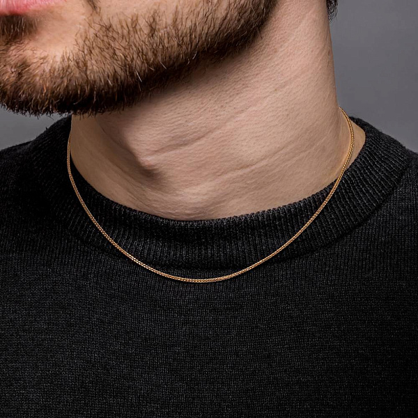 Золотий ланцюжок плетіння Колосок (арт. ц303501) – зображення 3