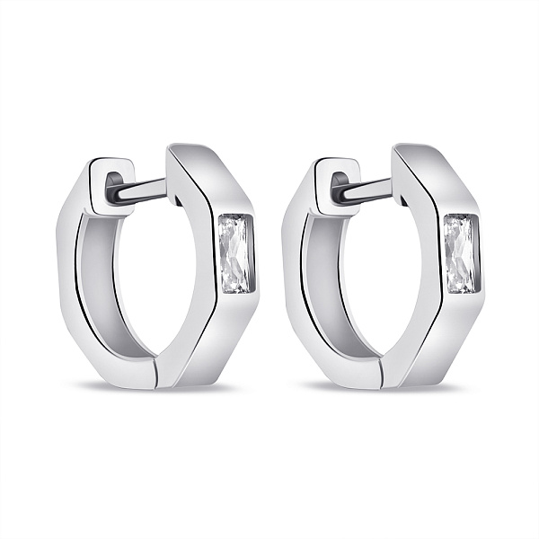 Серебряные серьги с фианитами (арт. 7502/9402) – изображение 1