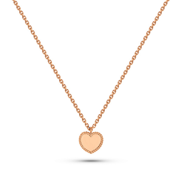 Золотое колье Сердце (арт. 353001) – изображение 1