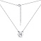 Серебряное колье Буква Н (арт. 7507/2164) – изображение 2