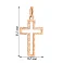 Золотий хрестик (арт. 424869) – зображення 4