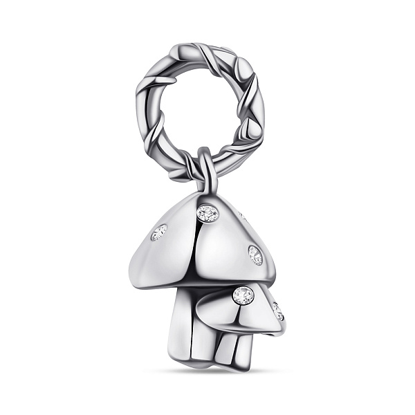 Серебряный шарм с фианитами (арт. 7903/4279) – изображение 1
