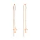 Золоті сережки-протяжки з хрестиками (арт. 1091699) – зображення 1