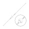 Серебряный браслет Сердце без камней (арт. 7509/5435) – изображение 1
