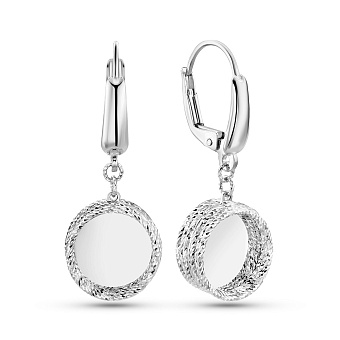 Фото Золотые серьги-подвески Francelli (арт. 1091276б)