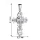 Массивный крестик из серебра с распятием (арт. 7504/2-0113.0.2) – изображение 2