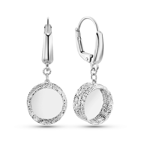 Золотые серьги-подвески Francelli (арт. 1091276б) – изображение 1