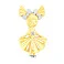 Золота брошка «Дівчинка» з фіанітом (арт. 360079ж) – зображення 1