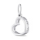 Серебряный кулон Сердце без камней (арт. 7503/540пп) – изображение 1