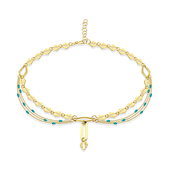 Браслет на ногу Francelli з жовтого золота (арт. 3261056жегн)