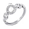 Серебряное кольцо с фианитами (арт. 7501/8154) – изображение 2