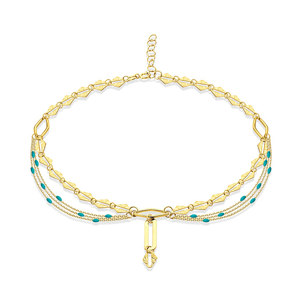 Браслет на ногу Francelli из желтого золота (арт. 3261056жегн) – изображение 1