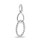 Серебряная подвеска с фианитами (арт. 7503/4750) – изображение 1
