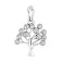 Подвес Дерево жизни из белого золота с фианитами (арт. 440695б) – изображение 1