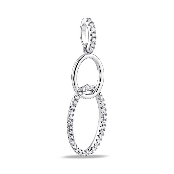 Серебряная подвеска с фианитами (арт. 7503/4750) – изображение 1