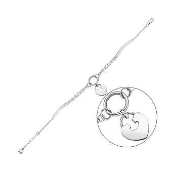 Фото Браслет из белого золота (арт. 324449бП2)