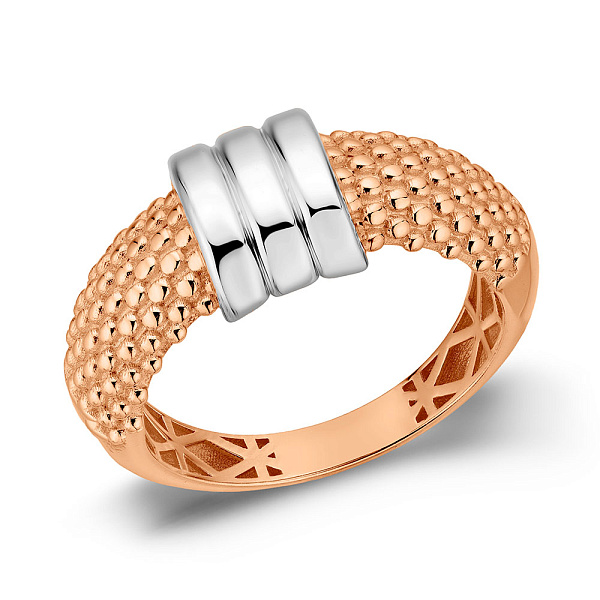 Кольцо из красного золота (арт. 156721р) – изображение 1