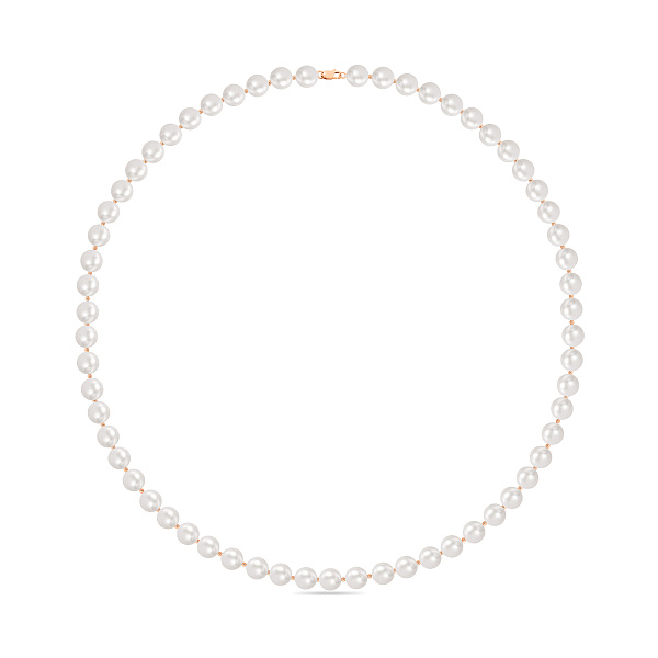 Бусы из жемчуга и золота (арт. 361402) – изображение 1