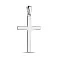 Срібний кулон Хрестик без каміння (арт. 7503/3002) – зображення 1