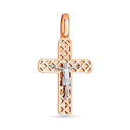 Фото Золотой крестик с распятием (арт. 501707а)