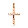 Золотой крестик с распятием (арт. 501707а) – изображение 1