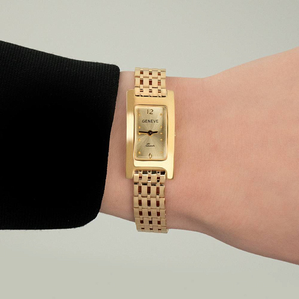 Кварцевые золотые часы (арт. 260109ж) – изображение 3