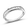 Серебряное кольцо с дорожкой из фианитов (арт. 7501/8238) – изображение 1