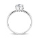 Золотое кольцо с бриллиантом (арт. К01116104646б) – изображение 2
