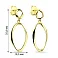 Сережки-підвіски зі срібла з жовтим родіюванням (арт. 7518/6669ж) – зображення 2