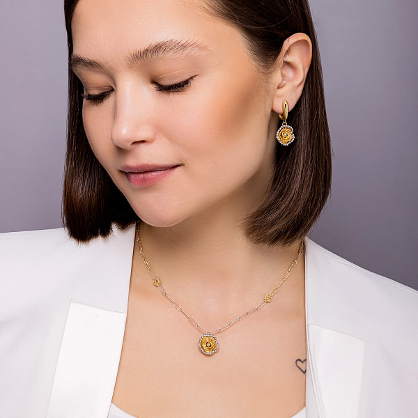 Золоте кольє Francelli (арт. 352700жб) – зображення 4