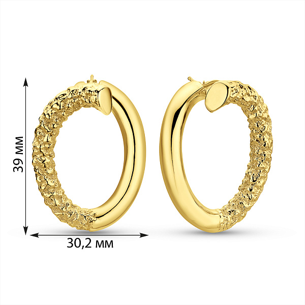 Золоті сережки Francelli (арт. е1092010/35ж) – зображення 5