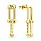 Серьги-подвески из желтого золота (арт. 1091937ж) – изображение 1