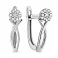 Серьги из белого золота с бриллиантами (арт. С011806010б) – изображение 1