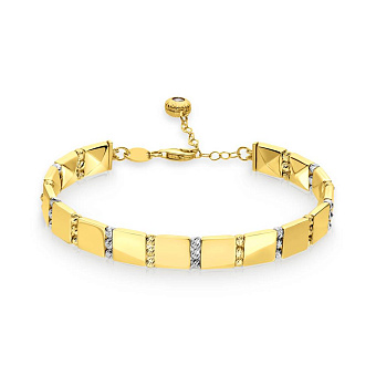 Браслет Francelli з жовтого і білого золота (арт. 326109жб)