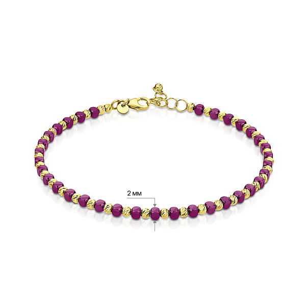 Браслет из желтого золота Francelli (арт. 323598жмлн) – изображение 4