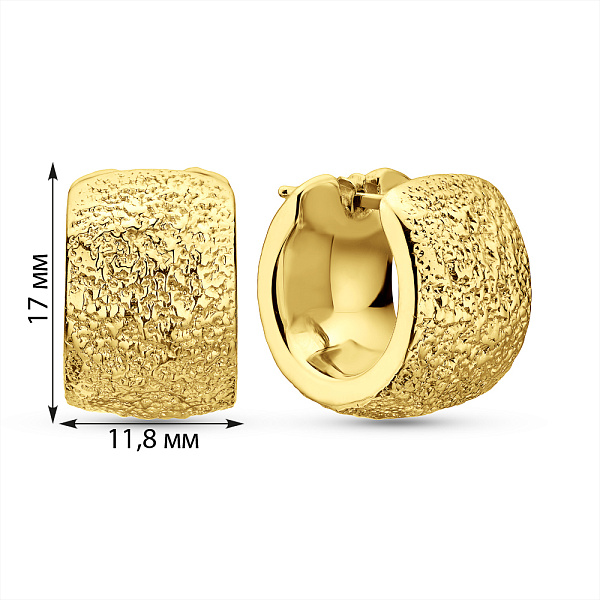 Золоті сережки Francelli (арт. 1091870/15ж) – зображення 5