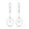 Сережки "Звезда" из серебра (арт. 7502/4295) – изображение 1