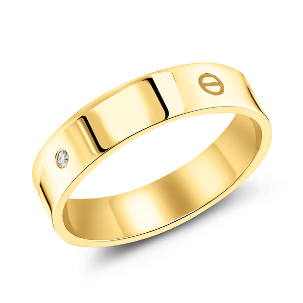 Кольцо из желтого золота (арт. 154940ж) – изображение 1