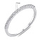 Серебряное кольцо с дорожкой из фианитов (арт. 7501/6944) – изображение 2