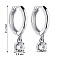 Серьги из серебра с подвесками (арт. 7502/9223/15) – изображение 2