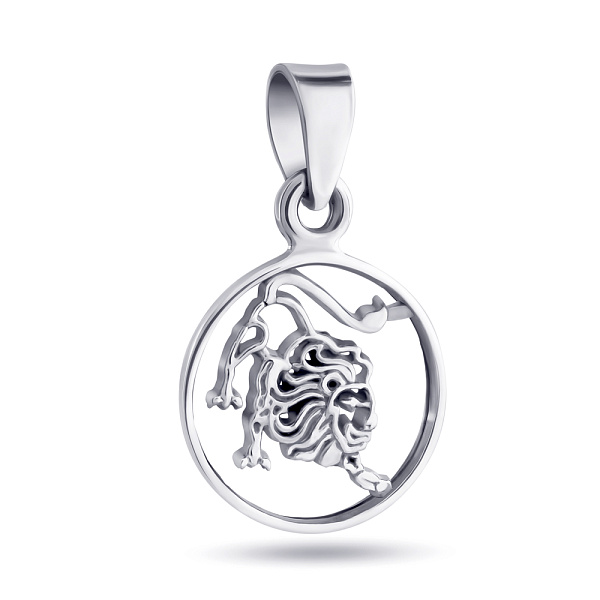 Серебряный подвес "Лев" (арт. 7903/3858лв) – изображение 1