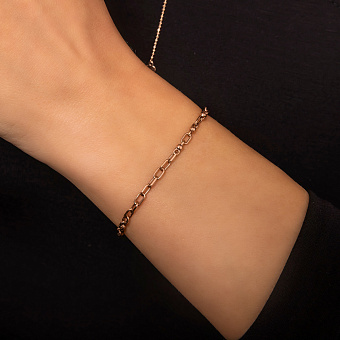 Золотий браслет без каменів (арт. 322894)