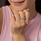 Серебряное кольцо с фианитами (арт. 7501/8420) – изображение 3