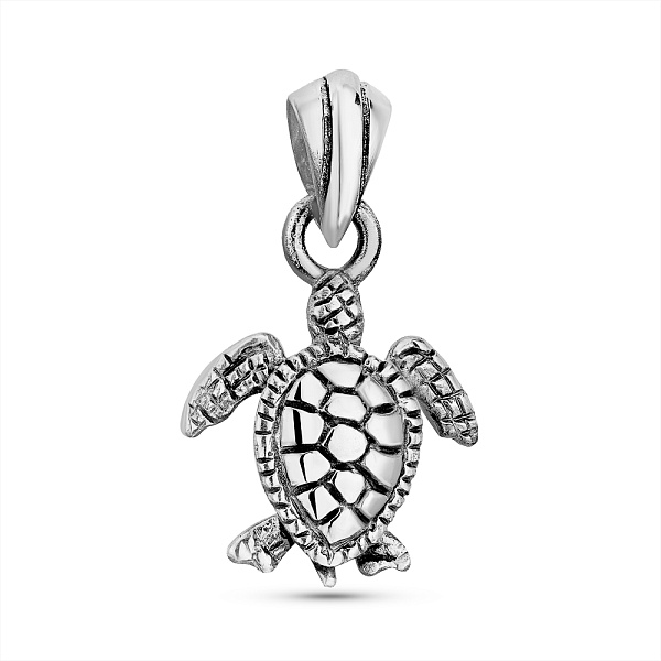 Серебряный подвес Черепашка (арт. 7903/4333) – изображение 1