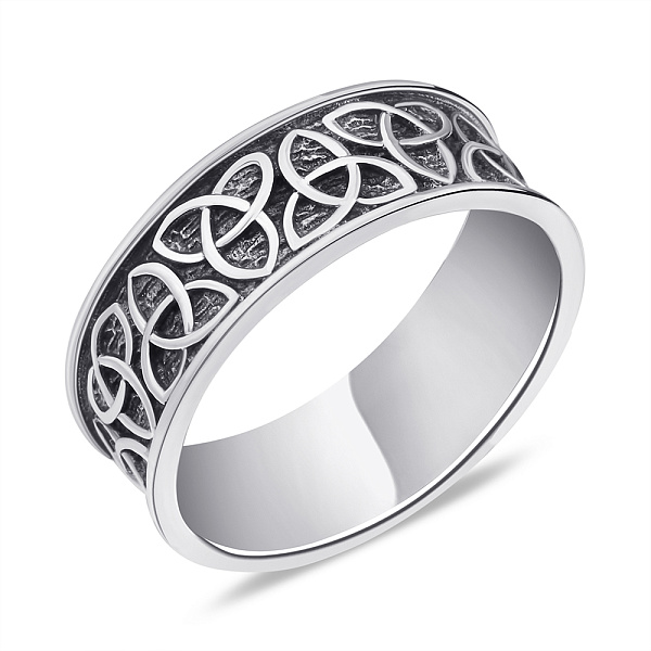 Каблучка зі срібла з орнаментом (арт. 7901/1685) – зображення 1