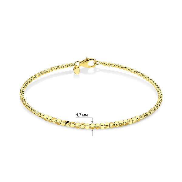 Браслет з жовтого золота Francelli (арт. 326790ж) – зображення 3